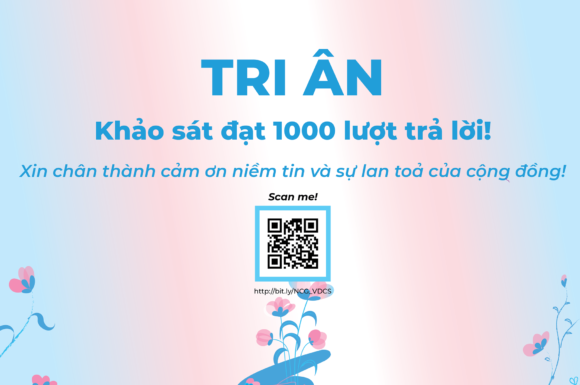 IT’S T TIME tri ân người tham gia khảo sát “Hiện trạng người chuyển giới tham gia quá trình vận động chính sách và dự thảo luật chuyển đối giới tính”