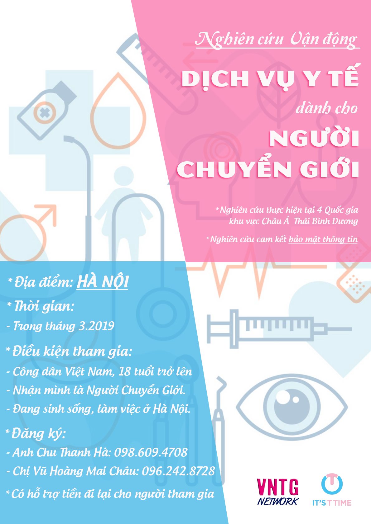 Nghiên cứu Tham Vấn Cộng Đồng về “Cải thiện chất lượng dịch vụ chăm sóc sức khỏe, y tế dành cho người chuyển giới”