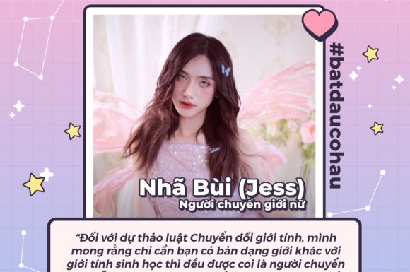 JESS: “ HY VỌNG VÀO MỘT TƯƠNG LAI TỐT ĐẸP SẮP TỚI KHI NGƯỜI CHUYỂN GIỚI CÓ THỂ THAY ĐỔI GIỚI TÍNH TRÊN GIẤY TỜ”