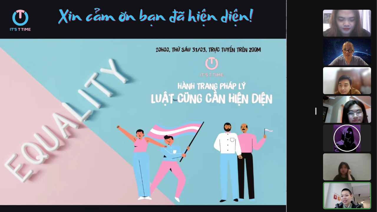 LỜI CẢM ƠN SAU SỰ KIỆN “HÀNH TRANG PHÁP LÝ: LUẬT CŨNG CẦN HIỆN DIỆN”