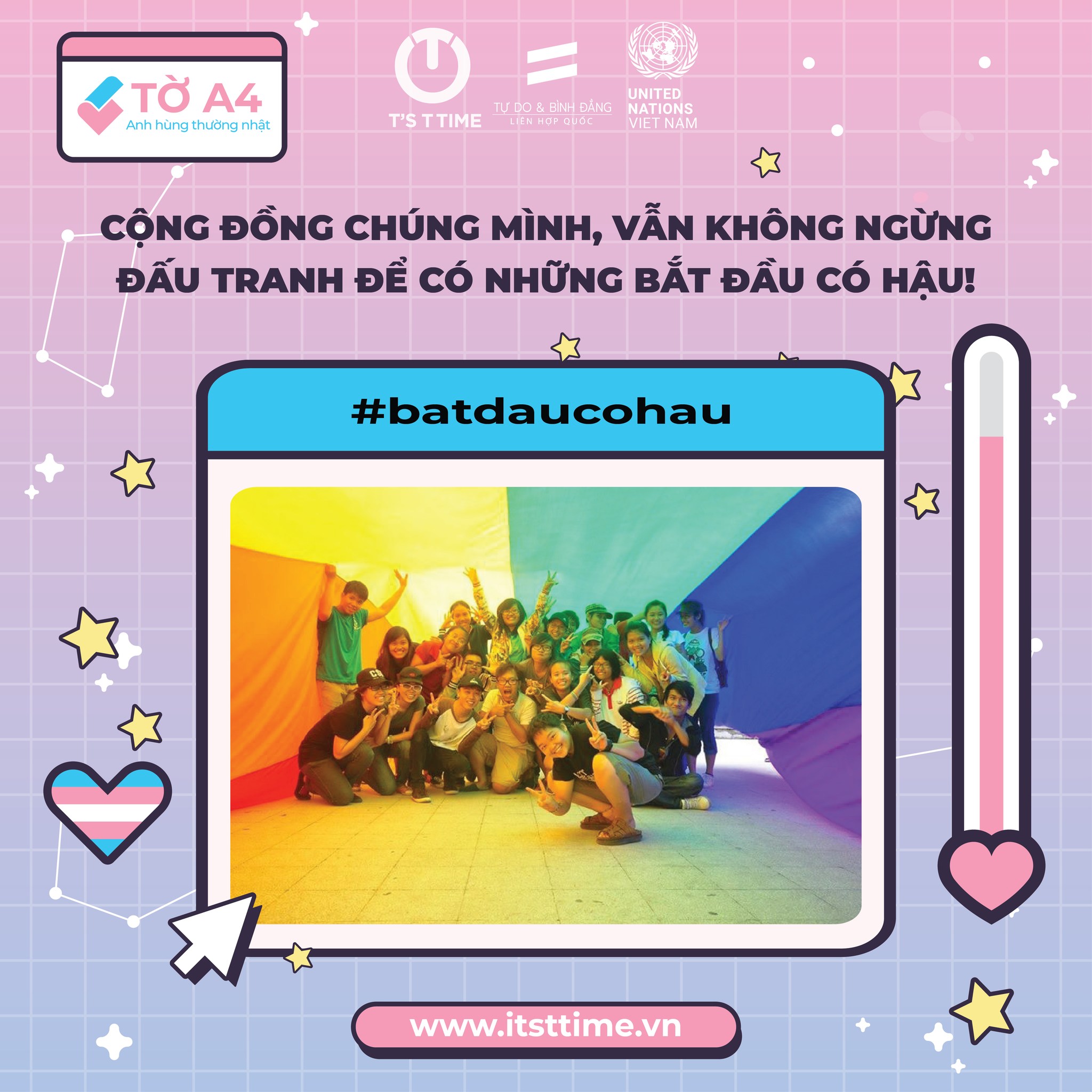 🏳️‍🌈🏳️‍⚧️ CỘNG ĐỒNG CHÚNG MÌNH, VẪN KHÔNG NGỪNG ĐẤU TRANH ĐỂ CÓ NHỮNG BẮT ĐẦU CÓ HẬU!