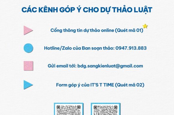 4 KÊNH BẠN CÓ THỂ LỰA CHỌN ĐỂ GÓP Ý CHO DỰ THẢO LUẬT CHUYỂN ĐỔI GIỚI TÍNH