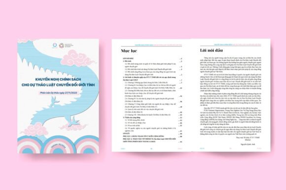 KHUYẾN NGHỊ CHÍNH SÁCH CHO DỰ THẢO LUẬT CHUYỂN ĐỔI GIỚI TÍNH TỪ CỘNG ĐỒNG 